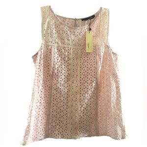 Sugarlips Blush Lace Blouse